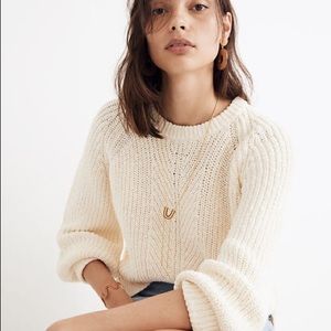 1wk till it’s gone! Madewell Balloon Sleeve black Sweater